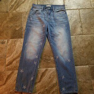 Madewell The Perfect Summer Jean Daisy Embroidered Edition